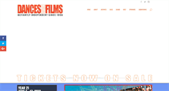 Desktop Screenshot of danceswithfilms.com