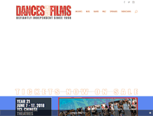 Tablet Screenshot of danceswithfilms.com